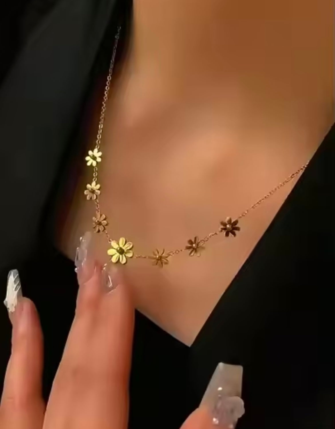 Sun-Kissed Petals Necklace