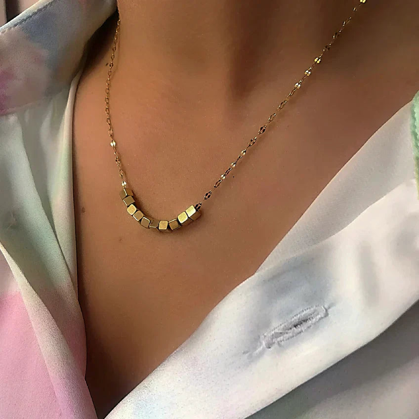 Cube Titanium Necklace