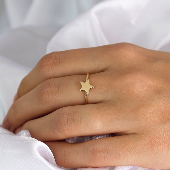 Gold Star Ring