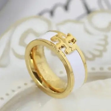 14K Gold & Silver Dual-Tone Infinity Ring