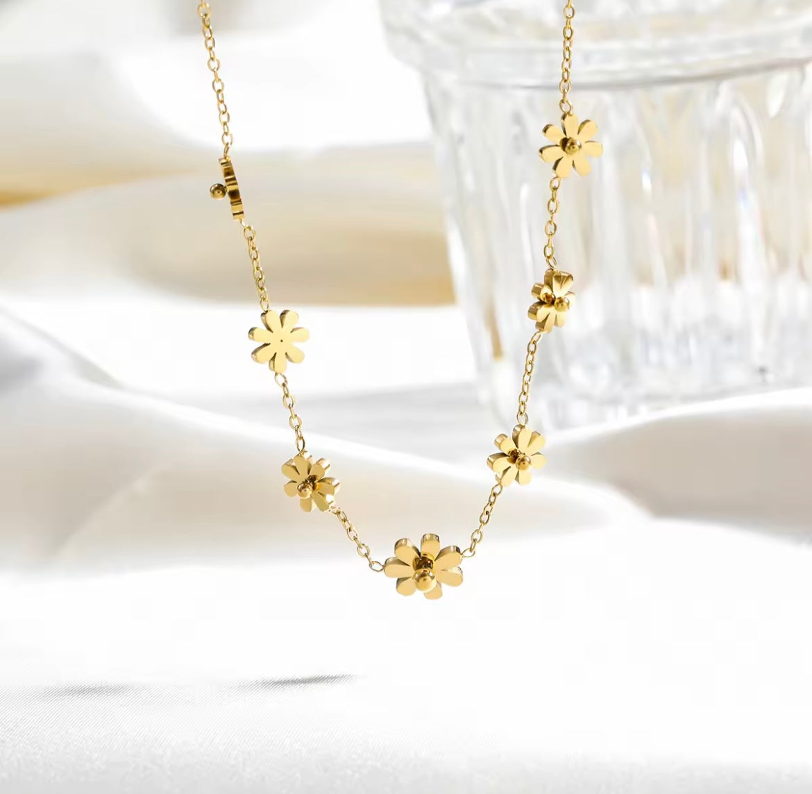 Sun-Kissed Petals Necklace