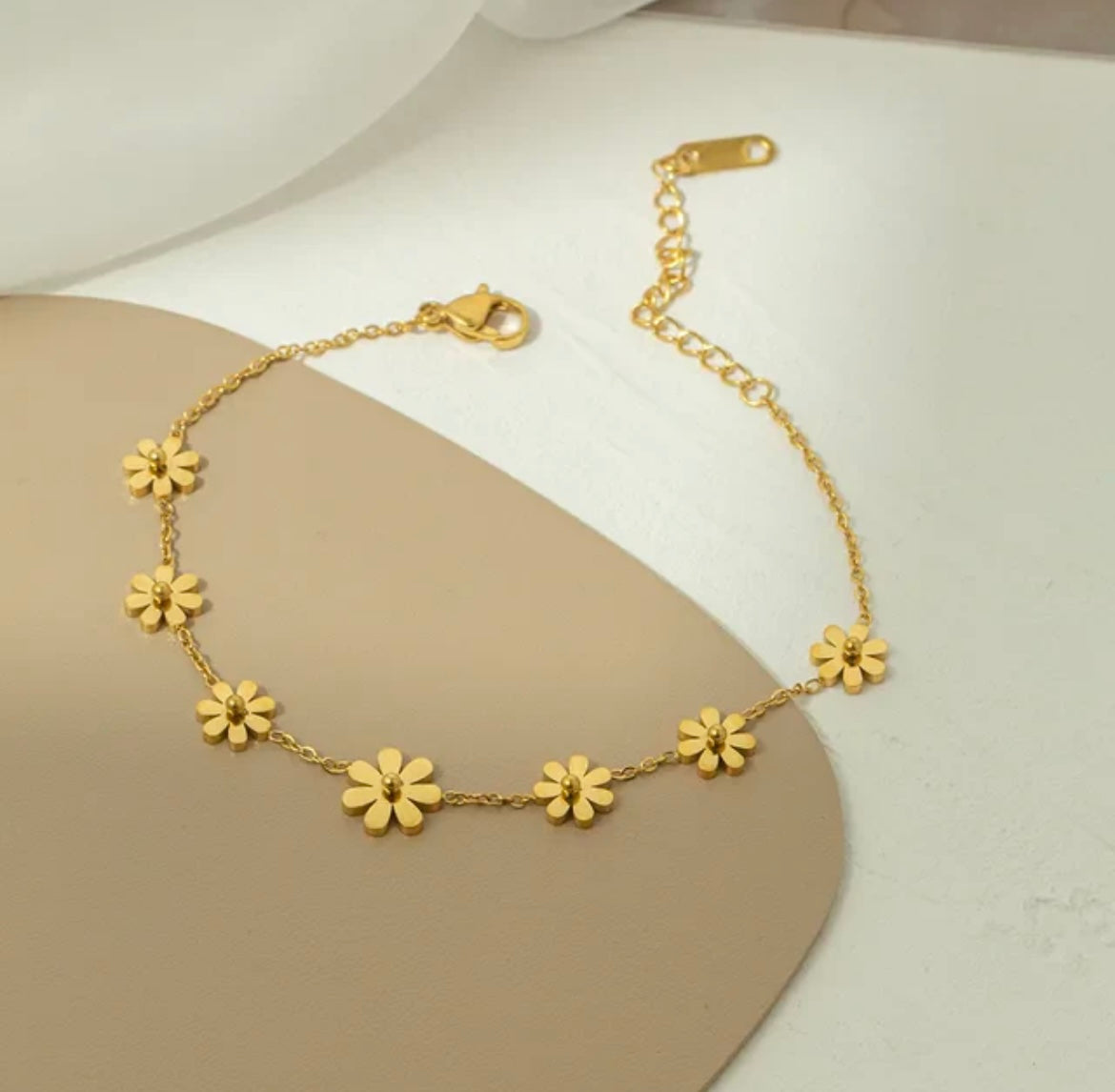 Sun-Kissed Bloom Adjustable Bracelet