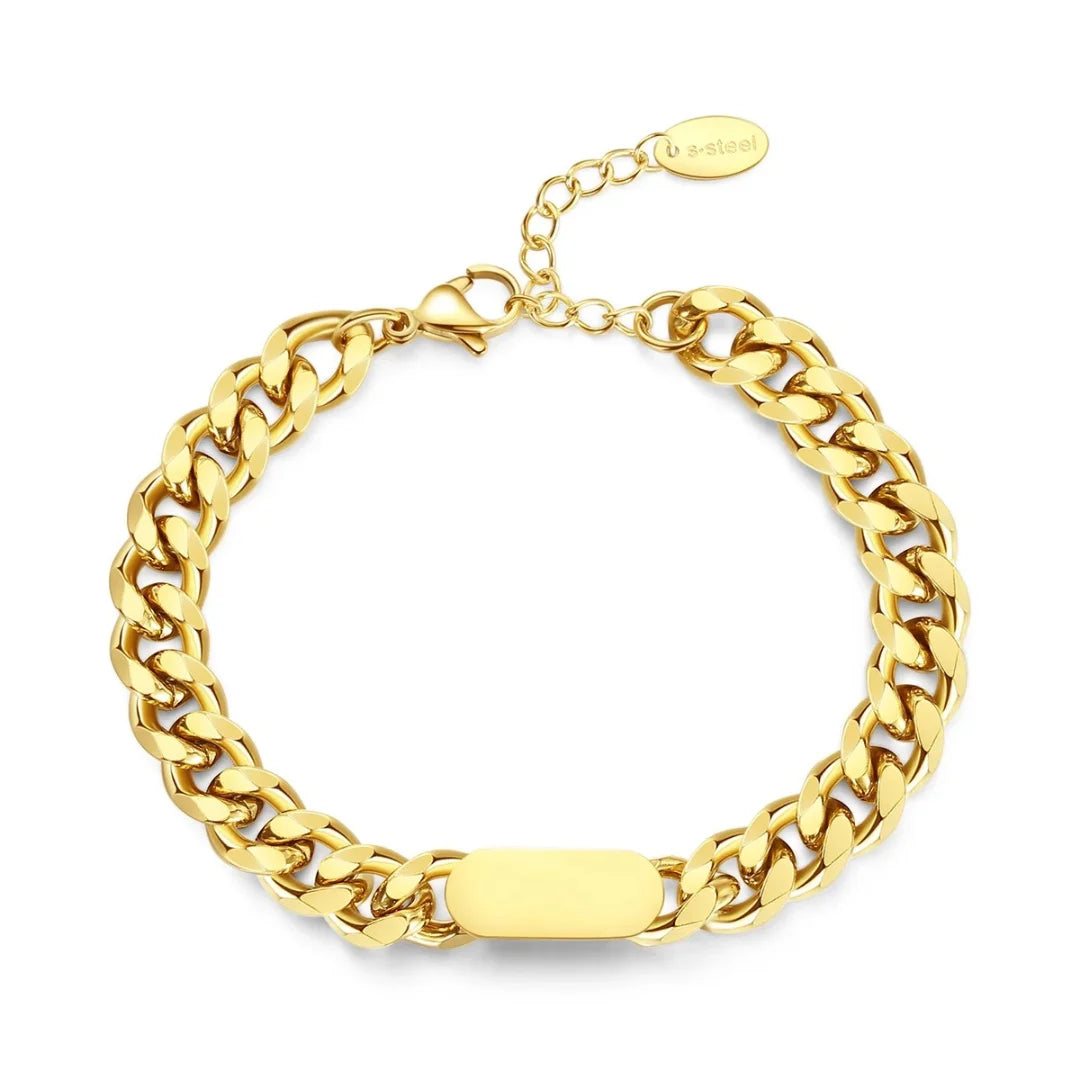 Cubana Gold Plated Bracelet