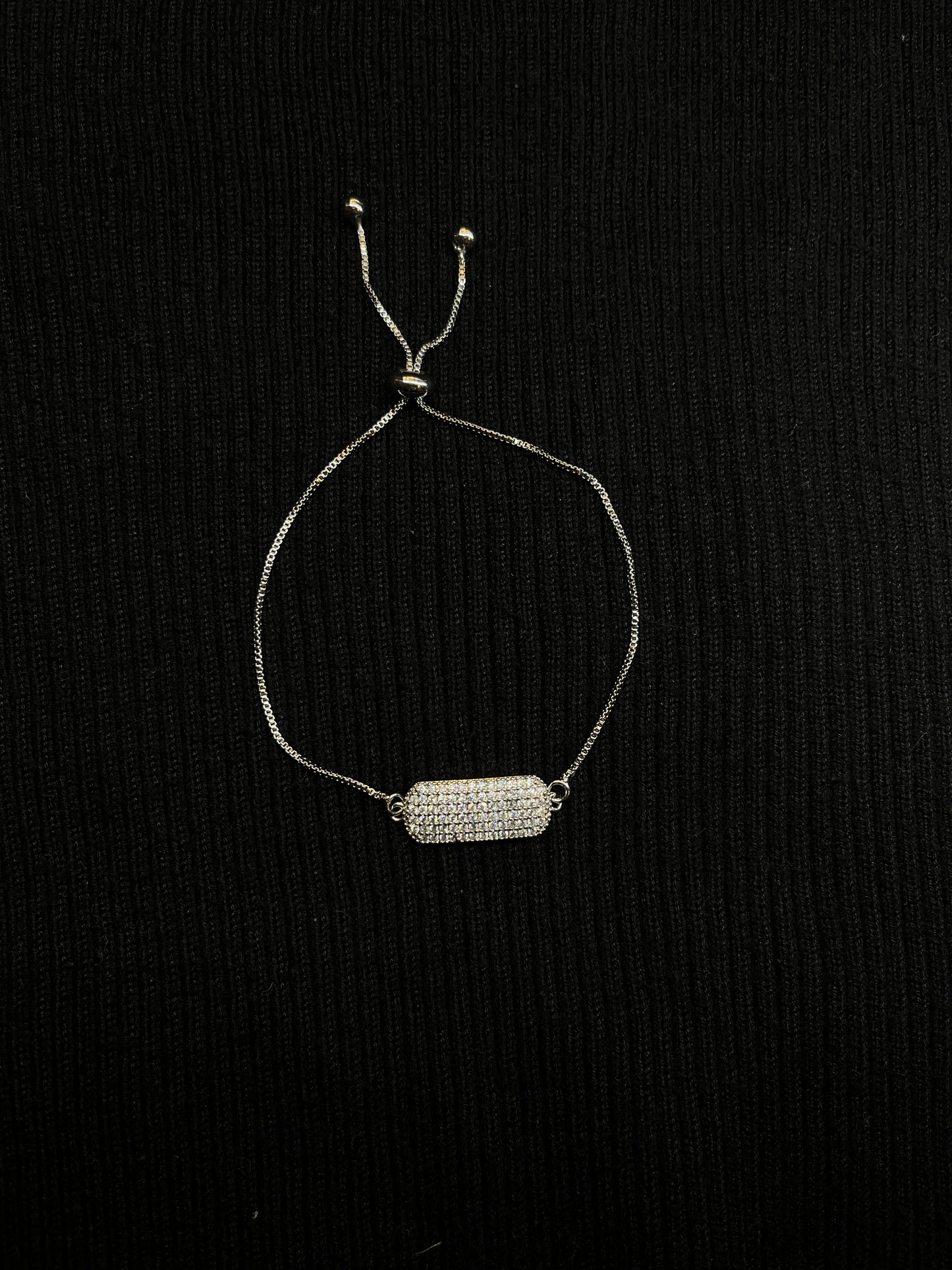 Diamond Stone Chain Bracelet