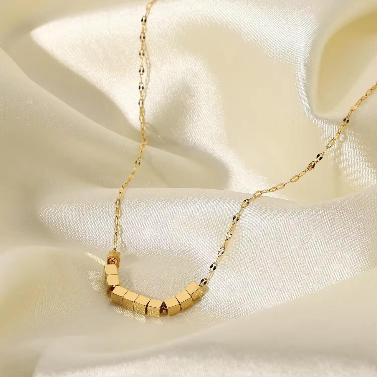 Cube Titanium Necklace