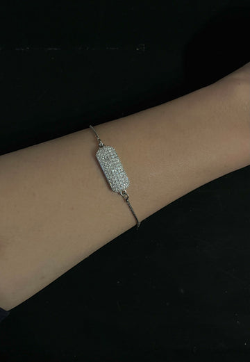 Diamond Stone Chain Bracelet