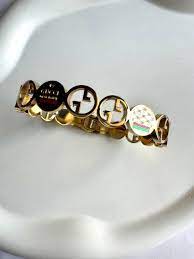 Crown & Pattern Charm Bracelet – Gold Plated Cultural Jewelry