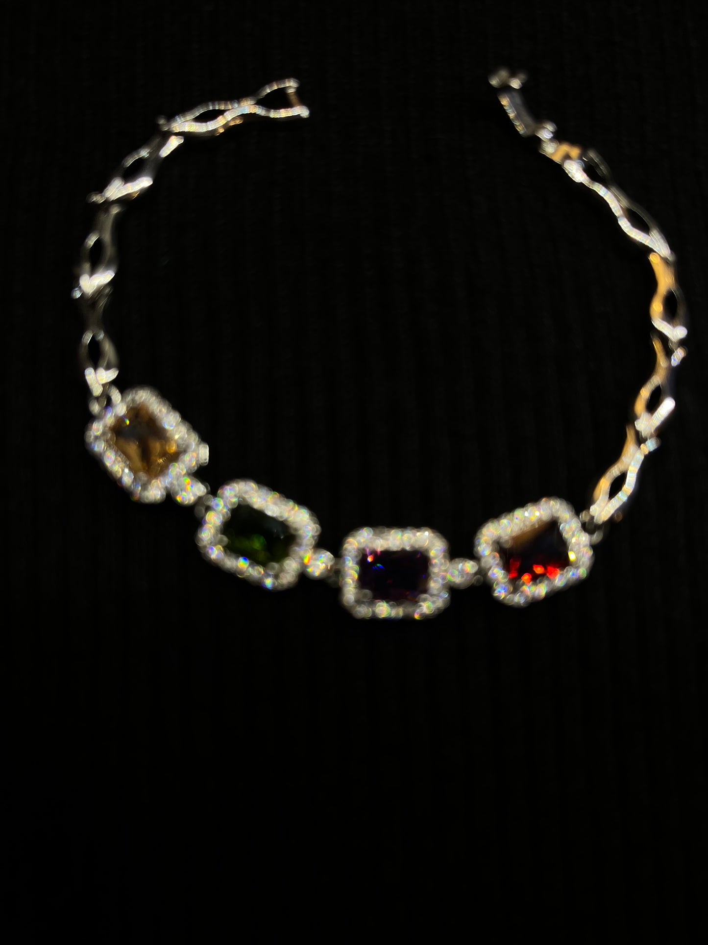Multi-Tourmaline Bracelet Gemstone Tourmaline