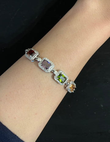 Multi-Tourmaline Bracelet Gemstone Tourmaline