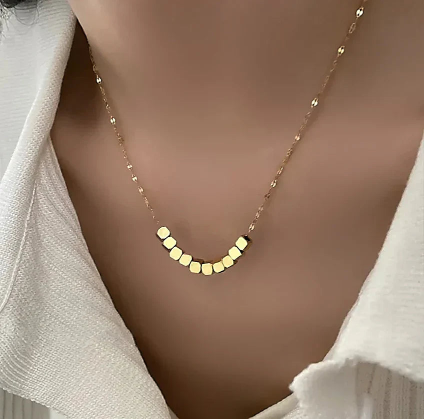 Cube Titanium Necklace