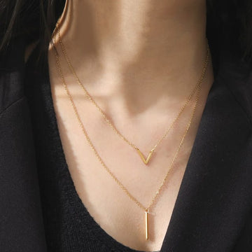 Golden Harmony Layered Necklace