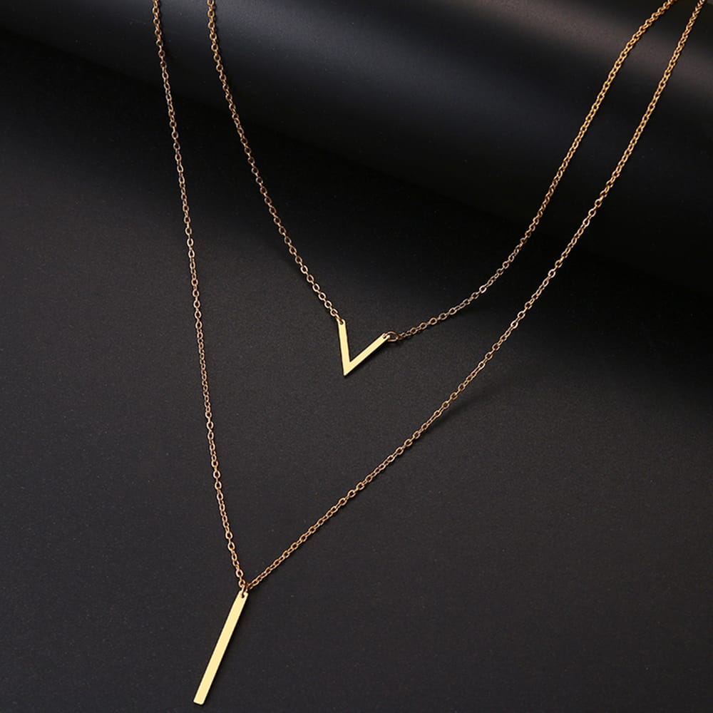 Golden Harmony Layered Necklace