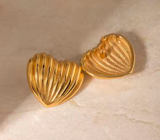 Heart Stud Earring